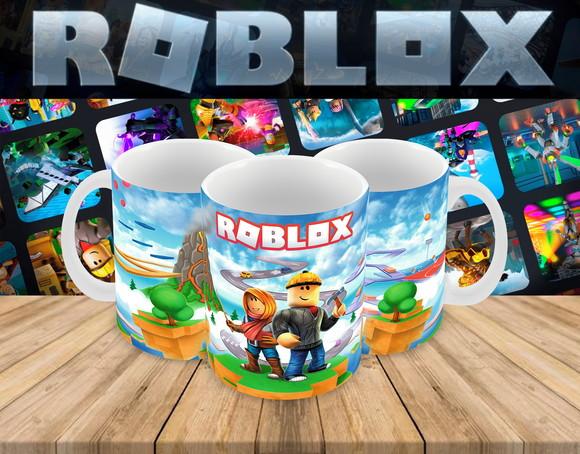 Caneca Polímero Roblox Personalizada