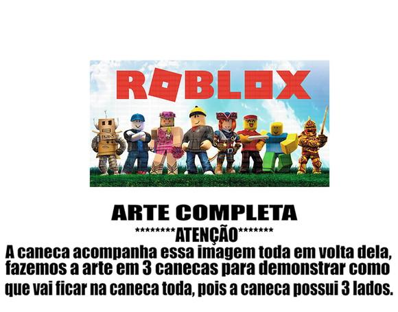 Caneca Polímero Roblox Personalizada