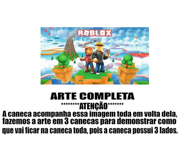 Caneca Polímero Roblox Personalizada