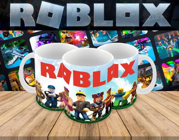 Caneca Polímero Roblox Personalizada