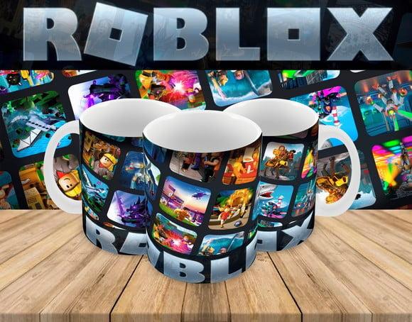 Caneca Polímero Roblox Personalizada