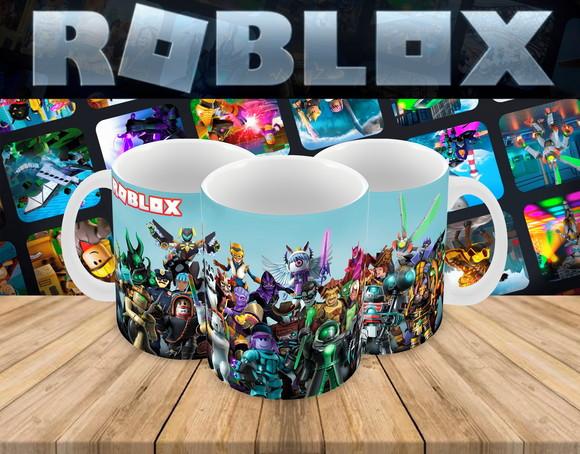 Caneca Polímero Roblox Personalizada