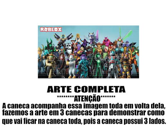 Caneca Polímero Roblox Personalizada