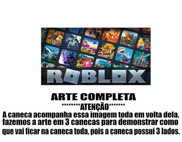 Caneca Polímero Roblox Personalizada