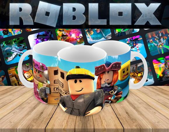 Caneca Polímero Roblox Personalizada