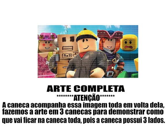 Caneca Polímero Roblox Personalizada
