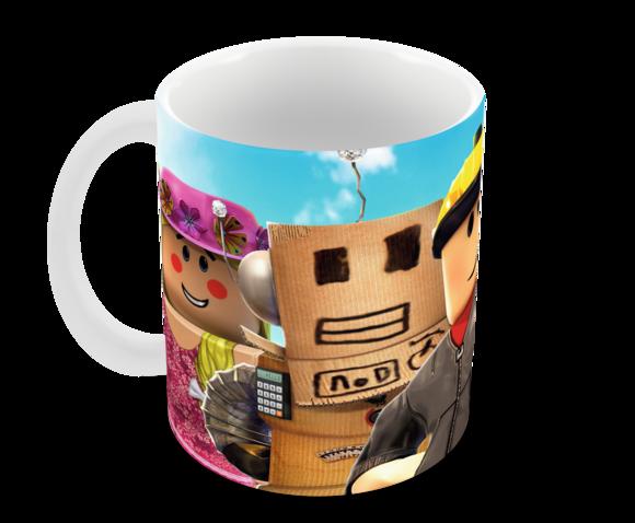 Caneca Polímero Roblox Personalizada