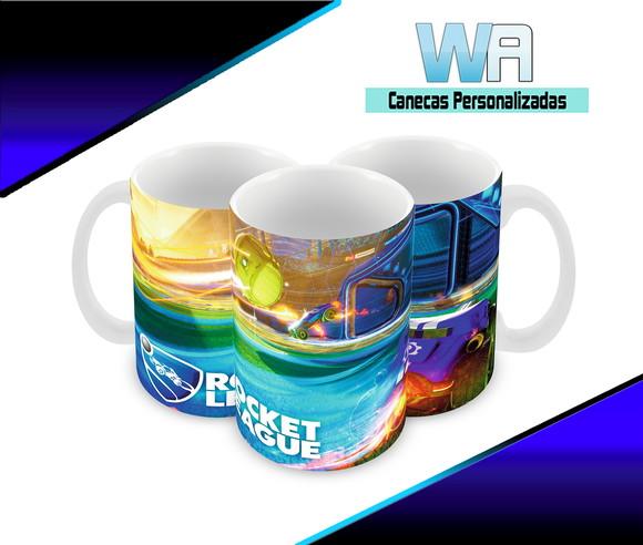 Caneca Polímero Rocket League Personalizada