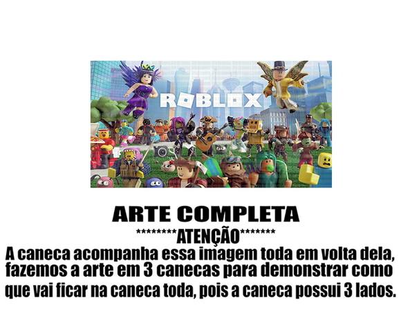 Caneca Polímero Roblox Personalizada