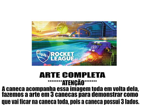 Caneca Polímero Rocket League Personalizada
