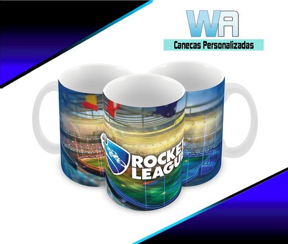 Caneca Polímero Rocket League Personalizada