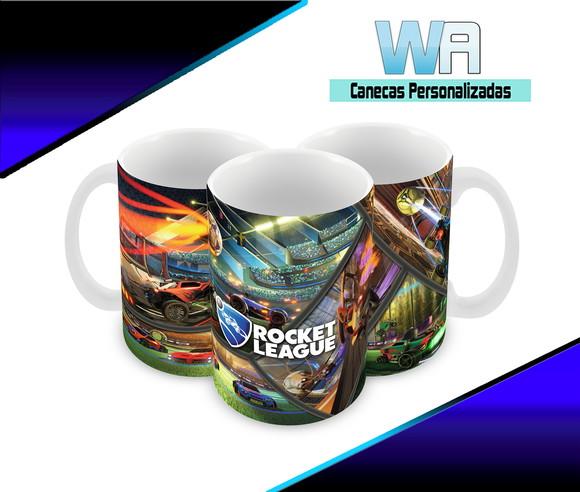 Caneca Polímero Rocket League Personalizada