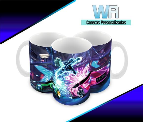 Caneca Polímero Rocket League Personalizada