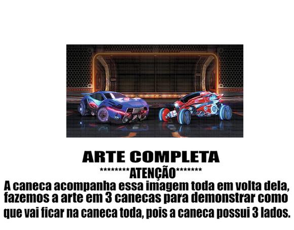 Caneca Polímero Rocket League Personalizada