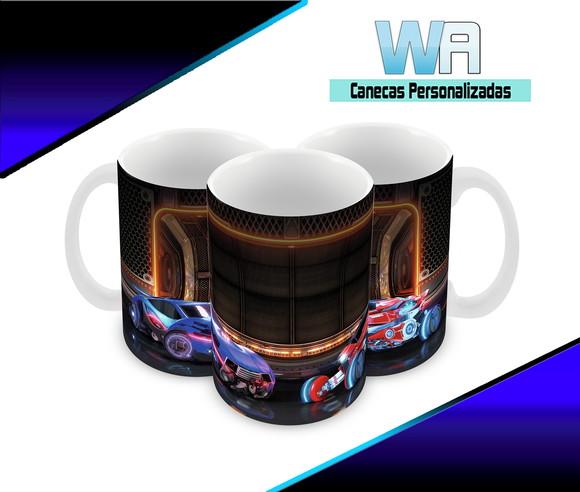 Caneca Polímero Rocket League Personalizada