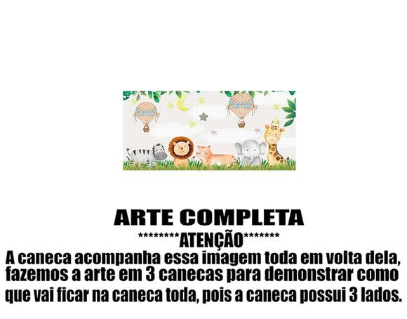 Caneca Polímero Safari Personalizada
