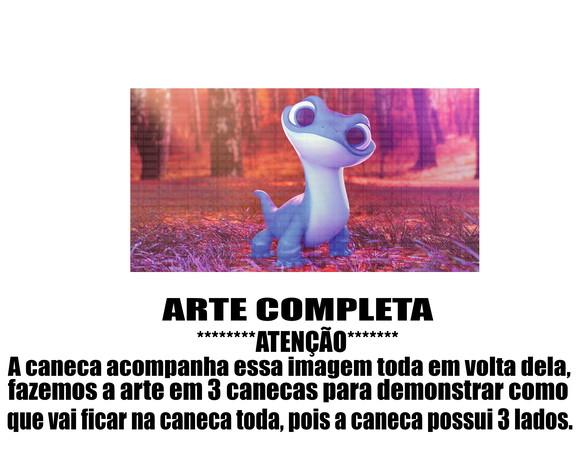 Caneca Polímero Salamandra Bruni Frozen Personalizada