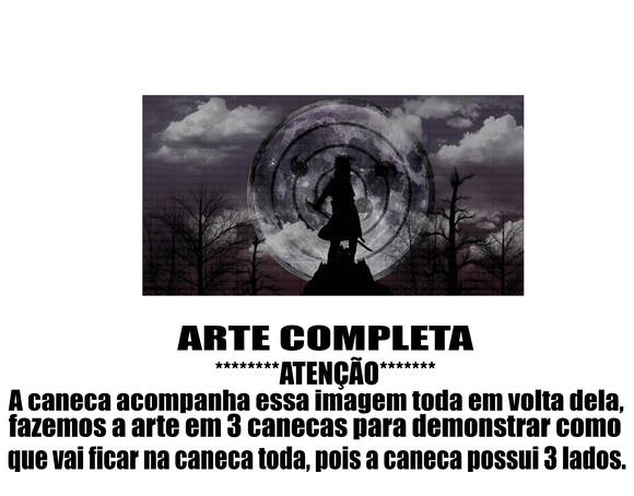 Caneca Polímero Sasuke Personalizada