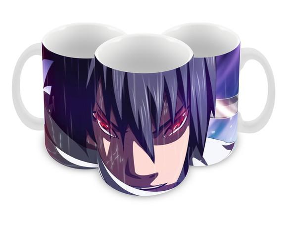 Caneca Polímero Sasuke Personalizada