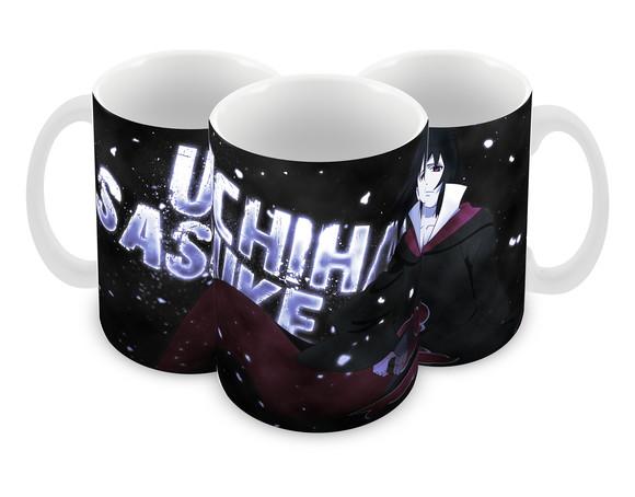 Caneca Polímero Sasuke Personalizada