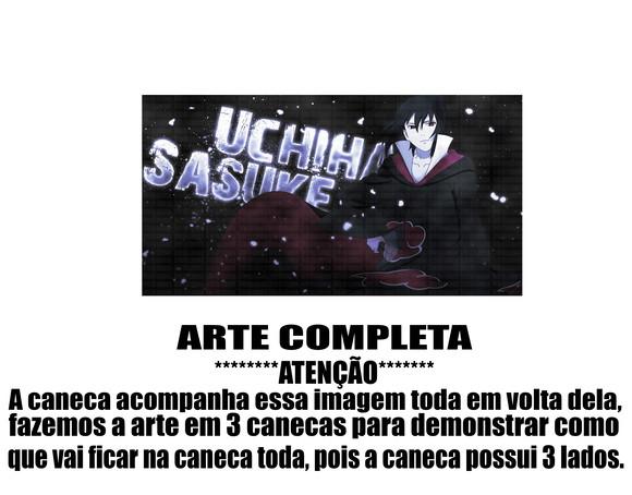 Caneca Polímero Sasuke Personalizada