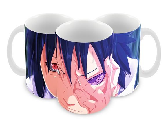 Caneca Polímero Sasuke Personalizada