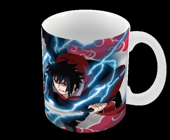 Caneca Polímero Sasuke Personalizada