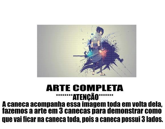 Caneca Polímero Sasuke Personalizada
