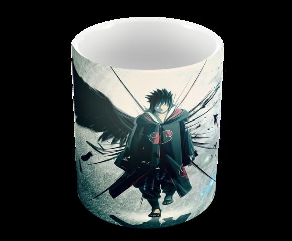 Caneca Polímero Sasuke Personalizada