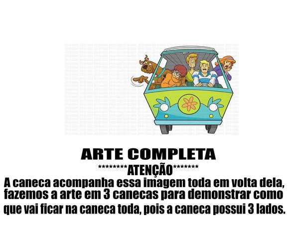 Caneca Polímero Scooby-doo Personalizada