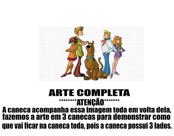 Caneca Polímero Scooby-doo Personalizada