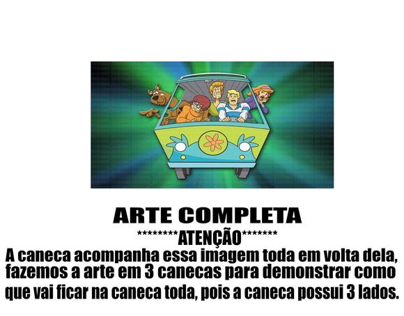Caneca Polímero Scooby-doo Personalizada