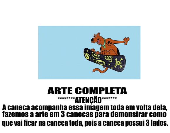 Caneca Polímero Scooby-doo Personalizada