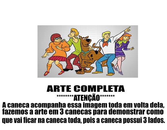 Caneca Polímero Scooby-doo Personalizada