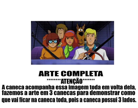Caneca Polímero Scooby-doo Personalizada