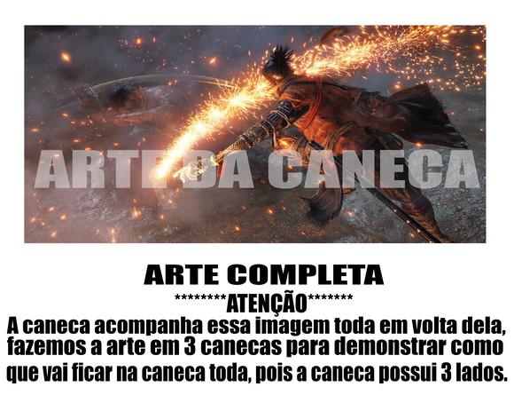 Caneca Polímero Sekiro Shadows Die Twice Personalizada