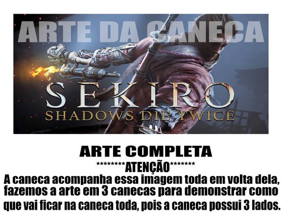 Caneca Polímero Sekiro Shadows Die Twice Personalizada