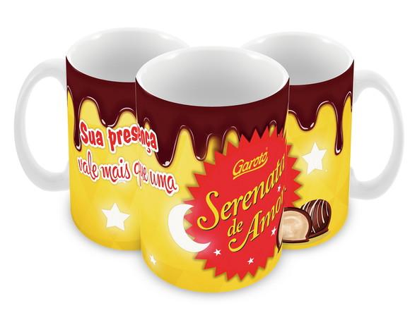 Caneca Polímero Serenata do Amor Personalizada