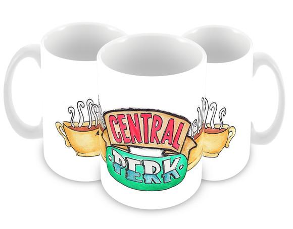 Caneca Polímero Seriado Friends Central Perk Personalizada