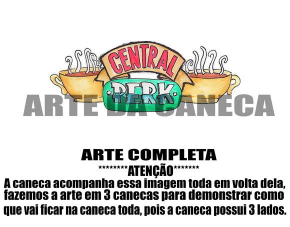Caneca Polímero Seriado Friends Central Perk Personalizada
