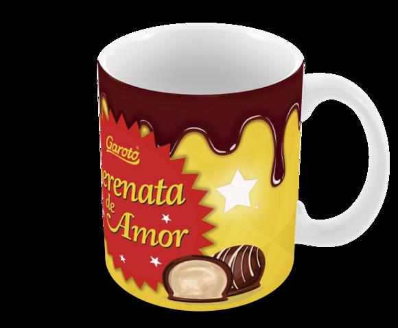 Caneca Polímero Serenata do Amor Personalizada