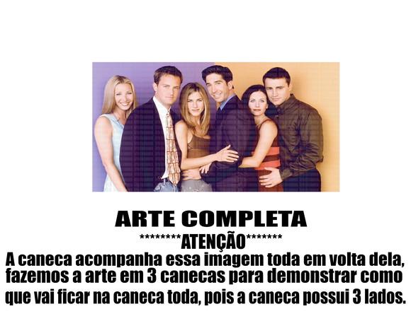 Caneca Polímero Seriado Friends Personalizada