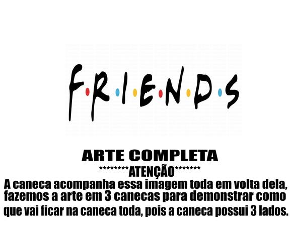 Caneca Polímero Seriado Friends Personalizada
