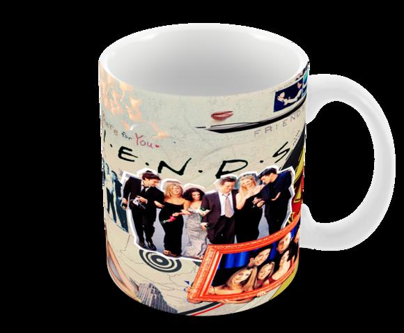 Caneca Polímero Seriado Friends Personalizada