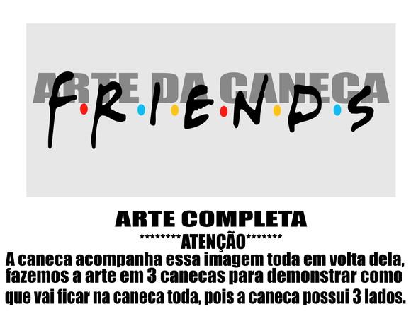 Caneca Polímero Seriado Friends Personalizada