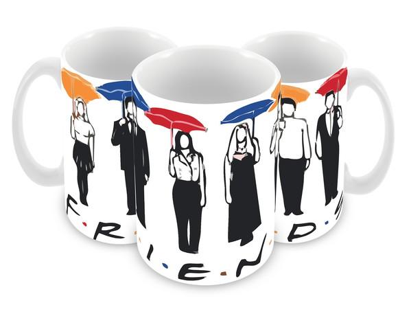 Caneca Polímero Seriado Friends Personalizada