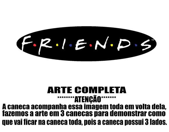 Caneca Polímero Seriado Friends Personalizada