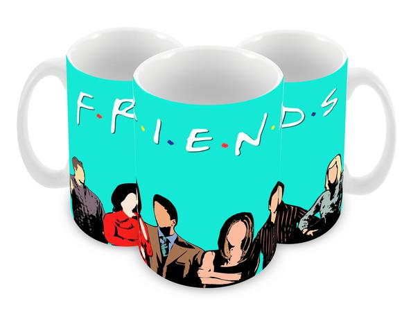 Caneca Polímero Seriado Friends Personalizada