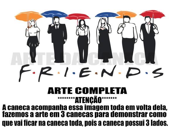 Caneca Polímero Seriado Friends Personalizada