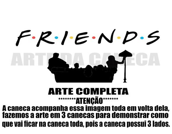 Caneca Polímero Seriado Friends Personalizada